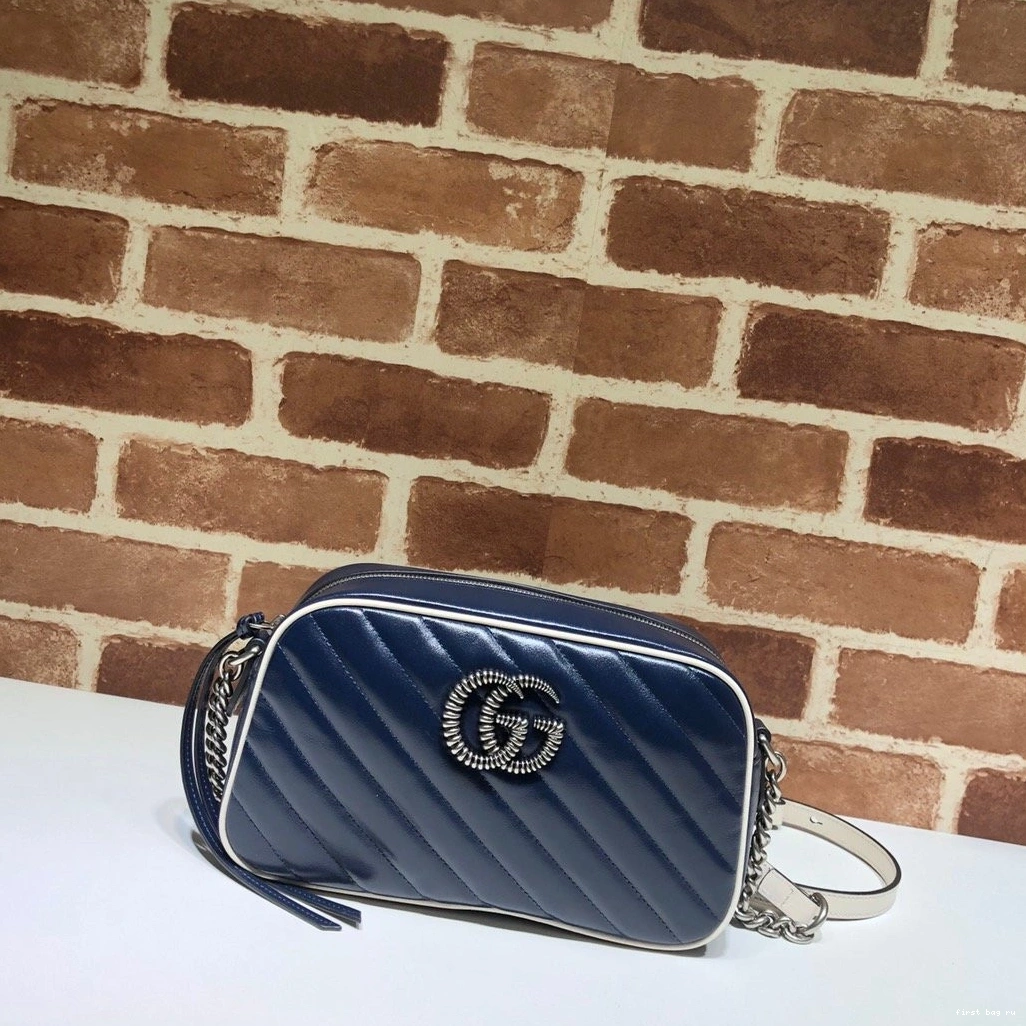 First bag ru Shoulder Small Marmont GG Bag Matelassé GUCCI 0728